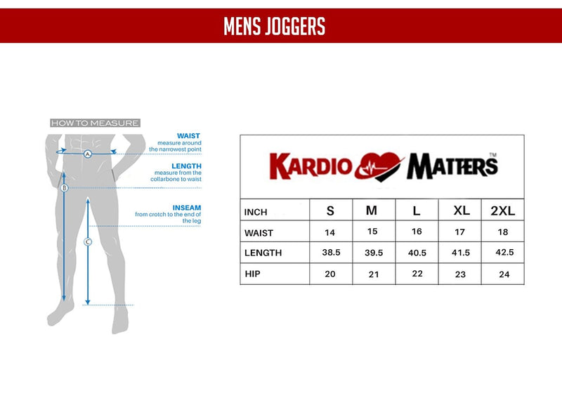 Men's Side Stripe Joggers - KARDIOMATTERS